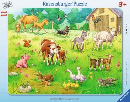 Puzzle Animalele Mele, 11 Piese Ravensburger