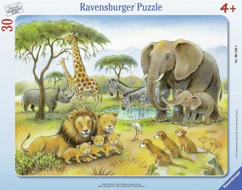 Puzzle Africa Salbatica, 30 Piese Ravensburger