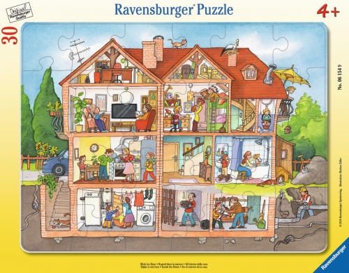 Puzzle Inauntrul Casei, 30 Piese Ravensburger