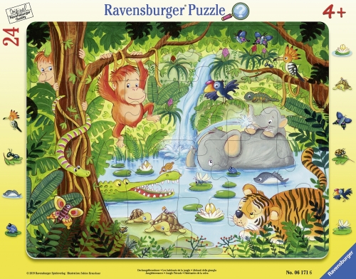 Puzzle Tip Rama Jungla, 24 Piese Ravensburger