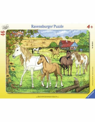 Puzzle Cai La Ferma, 46 Piese Ravensburger