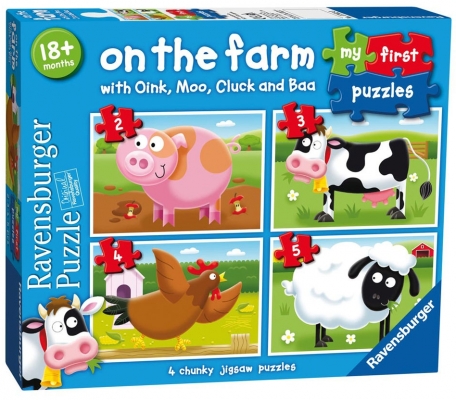 Puzzle La Ferma, 2/3/4/5 Piese Ravensburger