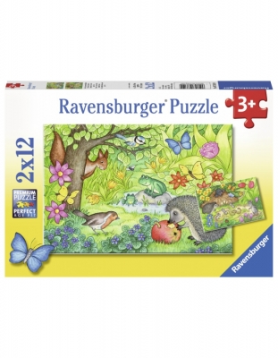 Puzzle Gradina, 2X12 Piese Ravensburger