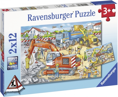 Puzzle Santier In Lucru, 2X12 Piese Ravensburger