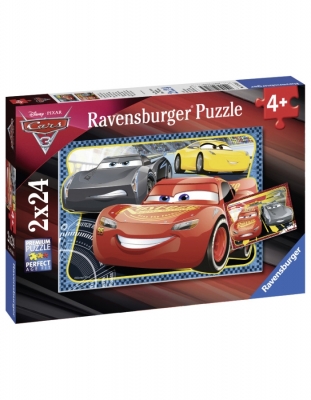 Puzzle Cars, 2X24 Piese Ravensburger