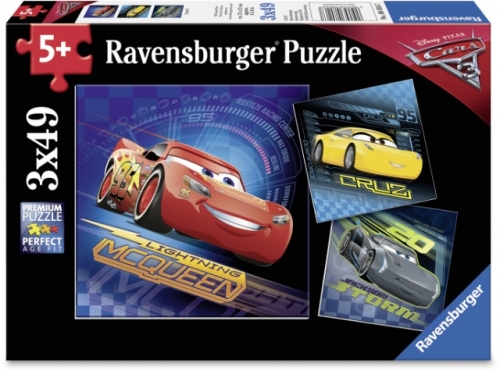 Puzzle Cars, 3X49 Piese Ravensburger