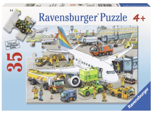 Puzzle Aeroport Ocupat, 35 Piese Ravensburger