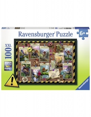 Puzzle Dinozaur, 100 Piese Ravensburger