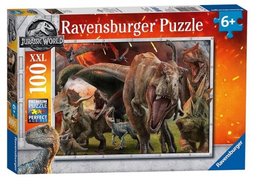 Puzzle Jurassic World, 100 Piese Ravensburger