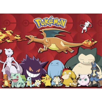 Puzzle Pokemon, 100 Piese Ravensburger