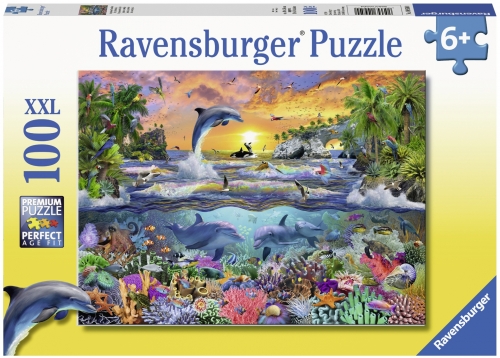 Puzzle Paradis Tropical, 100 Piese Ravensburger