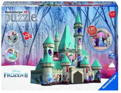 Puzzle 3D Castel Frozen Ii, 216 Piese Ravensburger