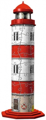 Puzzle 3D Mini Lighthouse, 54 Piese Ravensburger