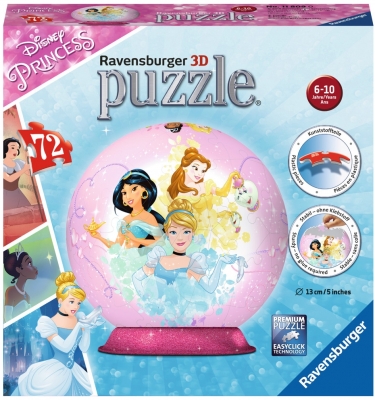 Puzzle 3D Printese Disney, 72 Piese Ravensburger