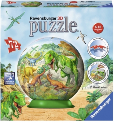 Puzzle 3D Dinozauri, 72 Piese Ravensburger
