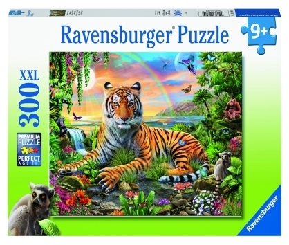 Puzzle Tigru La Rasarit, 300 Piese Ravensburger