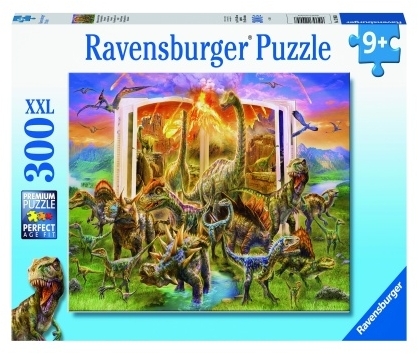 Puzzle Cartea Dinozaurilor, 300 Piese Ravensburger