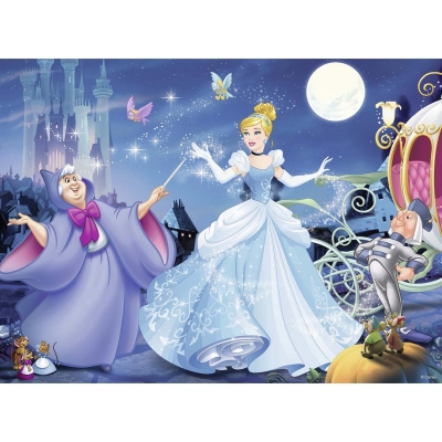Puzzle Cenusareasa, 100 Piese Glitter Ravensburger
