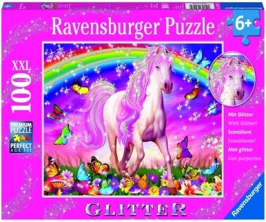 Puzzle Unicorn Si Curcubeu, 100 Piese Ravensburger