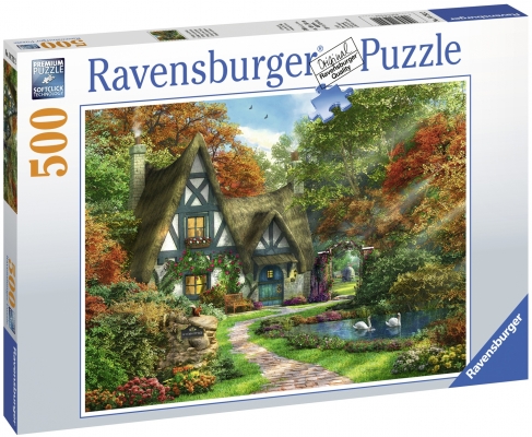 Puzzle Cabana Toamna, 500 Piese Ravensburger