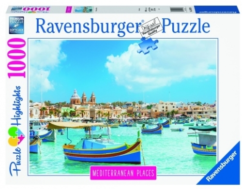 Puzzle Malta Mediteraneana, 1000 Piese Ravensburger