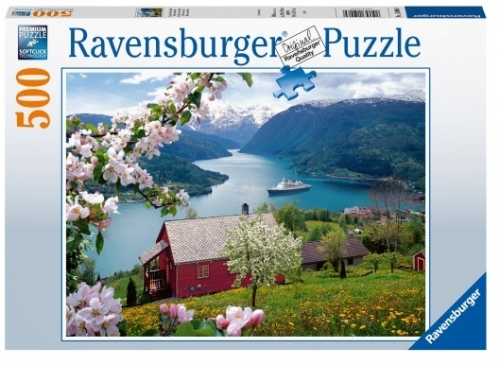 Puzzle Peisaj Montan, 500 Piese Ravensburger