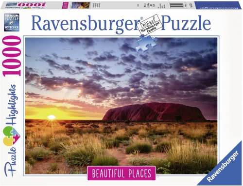 Puzzle Muntele Uluru, 1000 Piese Ravensburger