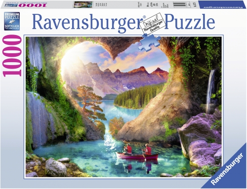 Puzzle Pestera Forma Inima, 1000 Piese Ravensburger