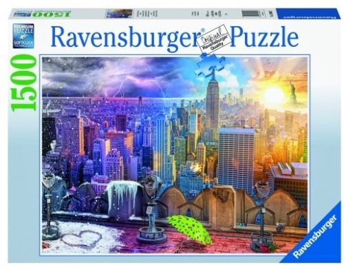 Puzzle 4 Anotimpuri New York, 1500 Piese Ravensburger