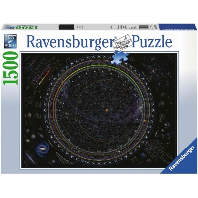 Puzzle Harta Universului, 1500 Piese Ravensburger