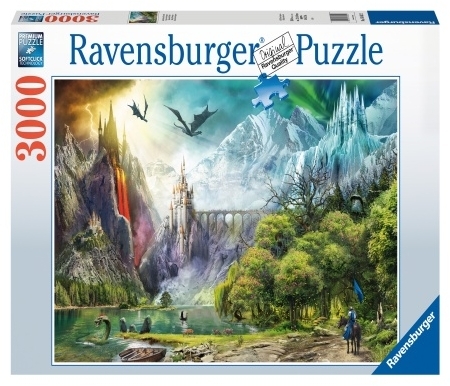 Puzzle Domnia Dragonilor, 3000 Piese Ravensburger