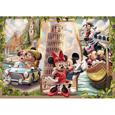 Puzzle Mickey Si Minnie In Vacanta, 1000 Piese Ravensburger