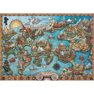 Puzzle Atlantida, 1000 Piese Ravensburger