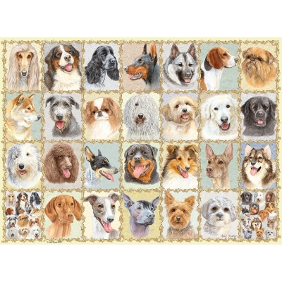 Puzzle Portrete De Caini, 500 Piese Ravensburger
