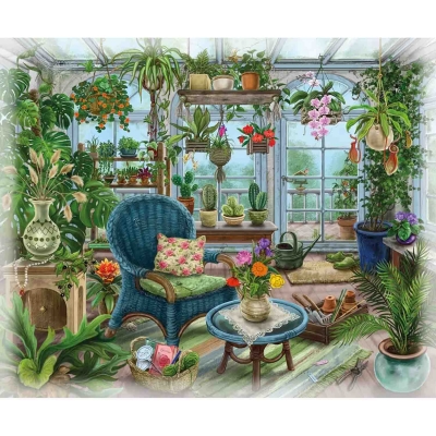 Puzzle Exit Sera Cu Flori, 99 Piese Ravensburger