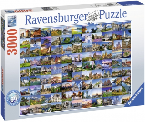 Puzzle Europa 99 Locuri, 3000 Piese Ravensburger