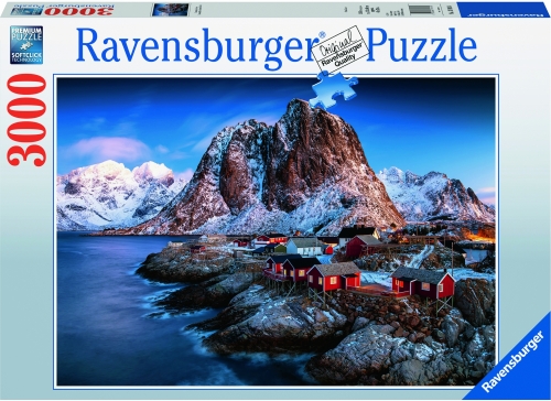 Puzzle Hamnoy, 3000 Piese Ravensburger