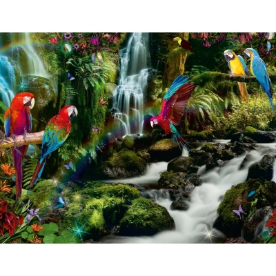 Puzzle Papagali In Jungla, 2000 Piese Ravensburger