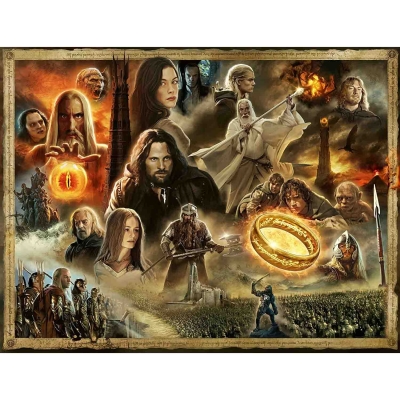 Puzzle Stapanul Inelelor Cele Doua Turnuri, 2000 Piese Ravensburger