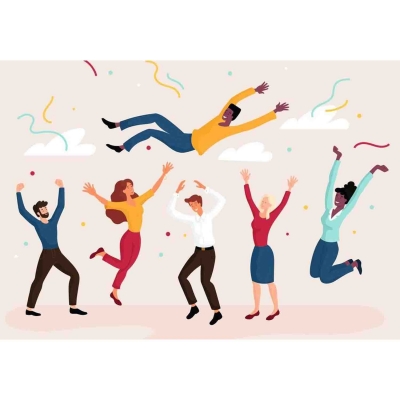 Puzzle Oameni Petrecand, 300 Piese Ravensburger