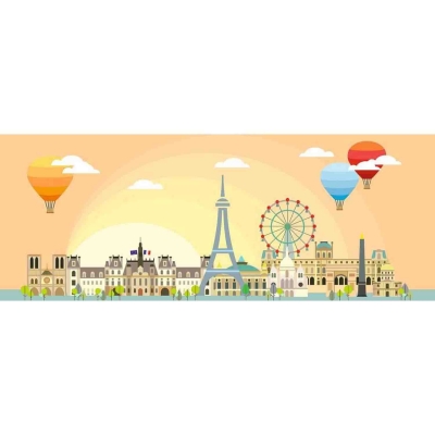 Puzzle Panorama Paris, 1000 Piese Ravensburger