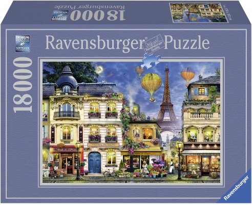 Puzzle Plimbare Prin Paris, 18000 Piese Ravensburger
