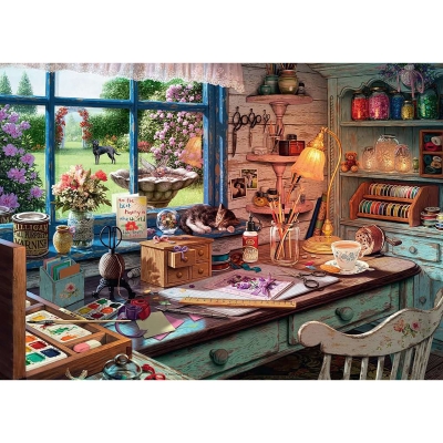Puzzle Magazinul Mestesugurilor, 1000 Piese Ravensburger