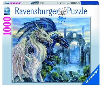 Puzzle Cuplu Dragoni, 1000 Piese Ravensburger