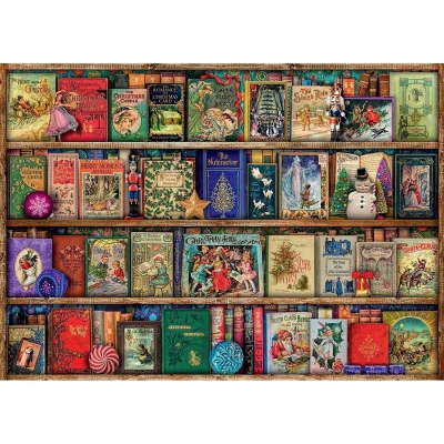 Puzzle Biblioteca De Craciun, 1000 Piese Ravensburger