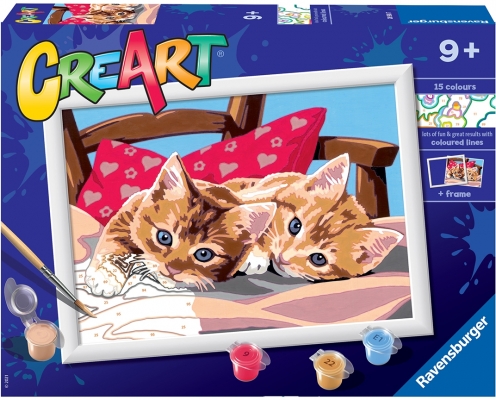 Pictura Pe Numere - Pisicute Ravensburger