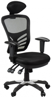 Scaun HG-0001H negru Stema partner
