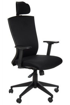 Scaun HG-0004F negru Stema partner