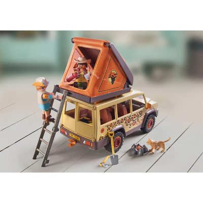 Playmobil - vehicul de teren si lei