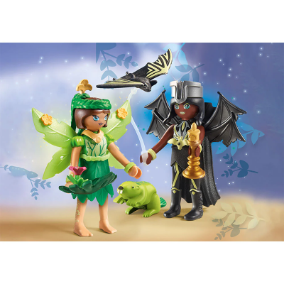 Playmobil - Forest Fairy si bat Fairy cu animalute